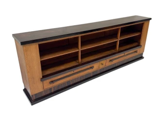 Art Deco Modernist Credenza or Bookcase by Hendrik Wouda for Pander, 1924